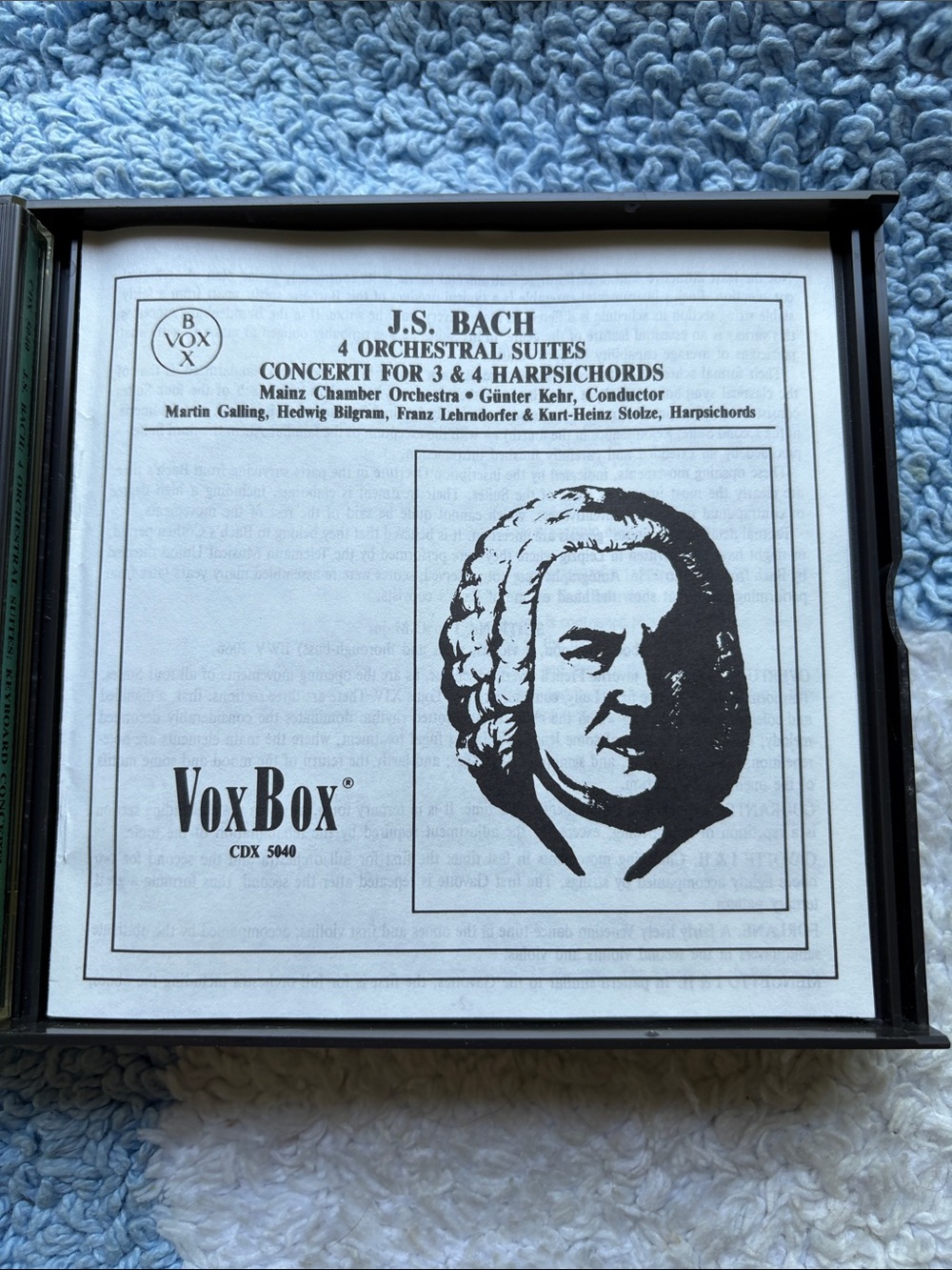 VoxBox J.S. Bach Two-CD Set - Picture 4 of 5